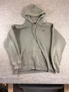 Vintage 1996 Atlanta Olympics Hoodie Mens XL Gray Full Zip 90s USA Fleece Lined
